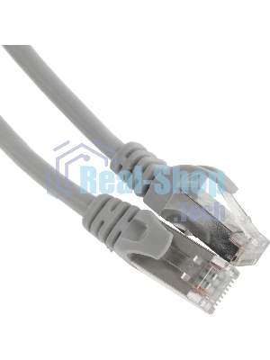 Патч-корд Premier PP6-2M 10000Gbит/с FTP 4 пары cat.6 CCA molded 2м серый RJ-45 (m)-RJ-45 (m)