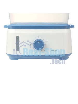 Пароварка электрическая Centek CT-1462 9л 1050Вт, таймер 60 мин, 3 контейнера, чаша для риса, резервуар 1,5л.