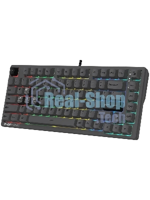 Клавиатура A4Tech Bloody MS76 проводная, USB Type-A, темно-серый