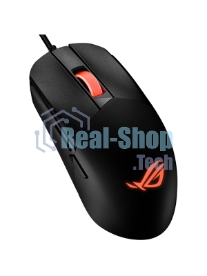 Мышь проводная ASUS P518 ROG STRIX IMPACT III черный, 12000 dpi, USB, кнопки - 5
