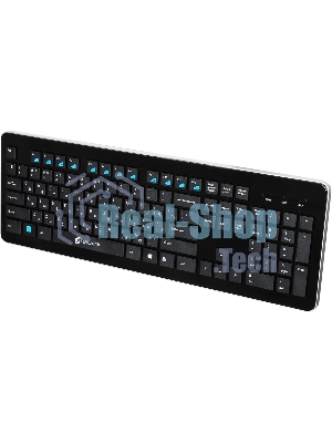 Клавиатура Oklick 870S беспроводная, радиоканал, чёрный