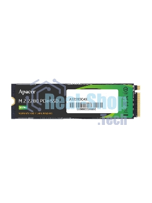 Накопитель SSD Apacer AS2280Q4X, 512Gb, M.2 2280, PCIe 4.0 x4, NVMe, R/W 4500/2500, с радиатором