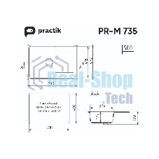 Кухонная мойка Practik PR-M 735-002 слоновая кость