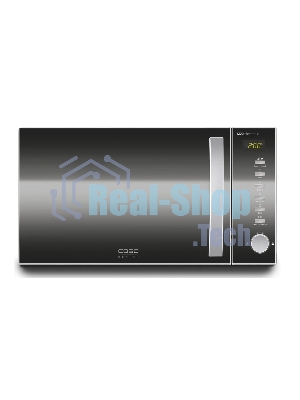 Микроволновая печь CASO M 20 Electronic зеркальный/серебристый, 20 л, 800 Вт, переключатели - кнопки, поворотный механизм