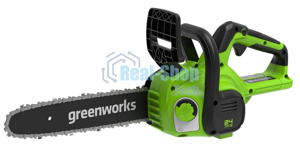 Цепная пила Greenworks G24CS25 аккум. 600Вт 0.8л.с. дл.шины:10