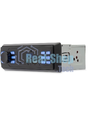 Автомагнитола Digma MCP-225B, 1 DIN, Bluetooth, USB Type-A, AUX