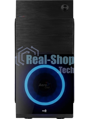 Компьютерный корпус Aerocool/Formula Cs-105 Blue (mATX, без БП, 1x USB3.0, 1x USB2.0, 1x 12cm blue LED front fan)