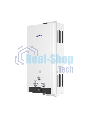 Водонагреватель газовый Edisson HEAT H 20 D белый, проточный, 10 л/мин, 20 кВт, газ-контроль