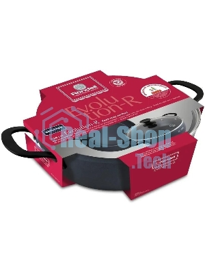 Сотейник Rondell Evolution-R RDA-799, 26 см, с крышкой, графитовый