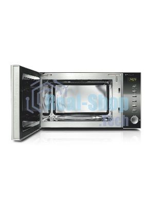 Микроволновая печь CASO M 20 Electronic зеркальный/серебристый, 20 л, 800 Вт, переключатели - кнопки, поворотный механизм