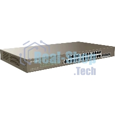 Коммутатор управляемый PoE IP-COM G5328XP-24-410W L3, 26 портов, 24x1 Гбит/с, SFP+ 4x10 Гбит/с