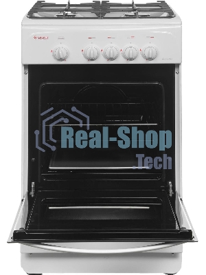 Плита газовая Gefest CG 50М02 К73 белый, конфорок 4 шт, духовка 42 л, 50 см x 85 см x 53 см