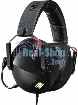Гарнитура проводная игровая Mad Catz P.I.L.O.T. 5 черные (7.1, USB, RGB подсветка, 50 мм)