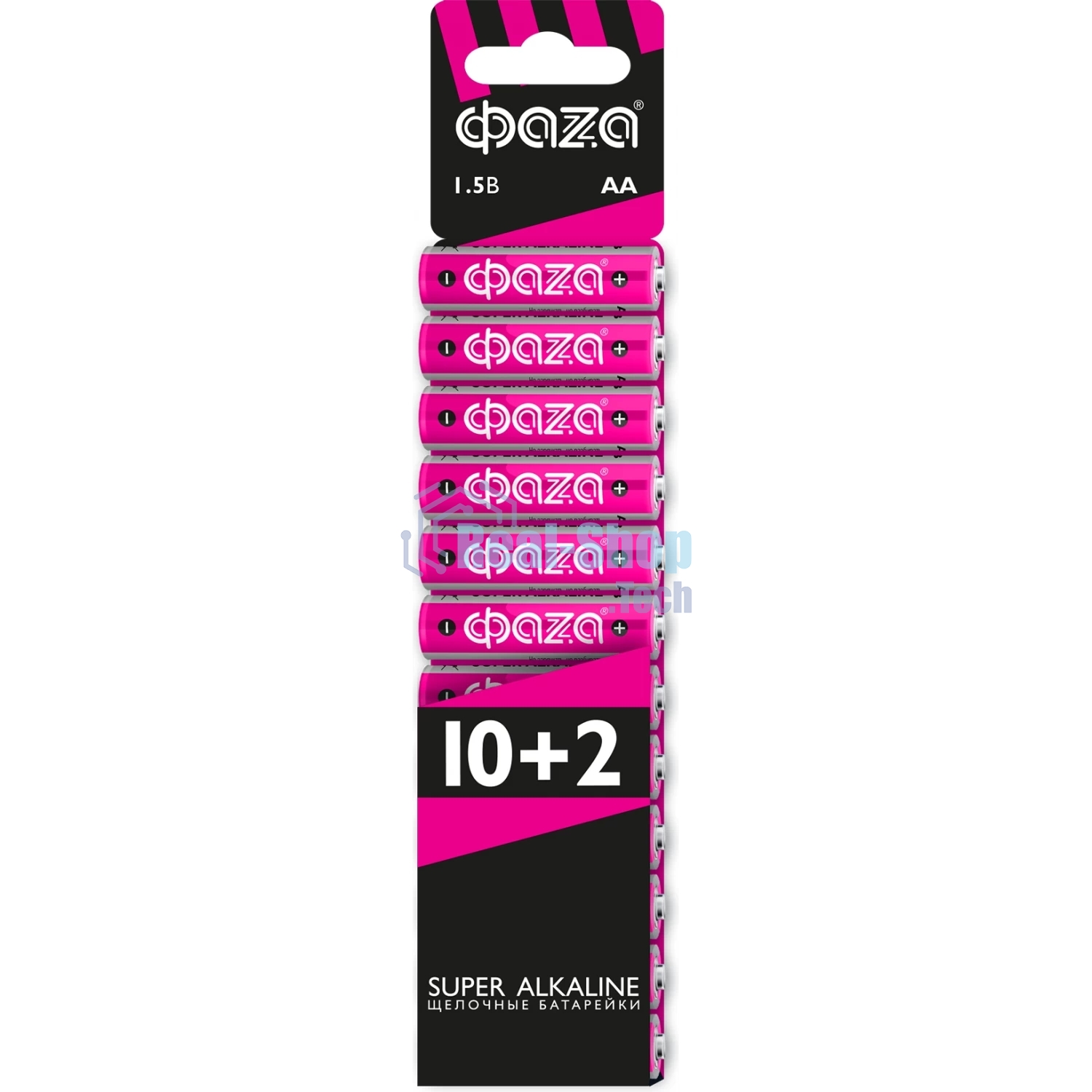 Элемент питания JazzWay LR 6 (AA) ФАZА Super Alkaline набор 10+2