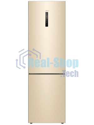 Холодильник Haier C4F640CGGU1 золотистый двухкамерный 285/115л морозилка снизу, No Frost
