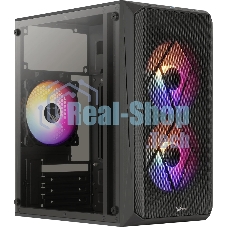 Компьютерный корпус Aerocool/Formula V Line CS-107 Plus mATX USB 3.0x1/USB 2.0x1/audio черный