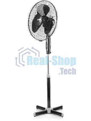Вентилятор Centek CT-5015 чёрный, напольный, 40 Вт, 3 скорости, 43 см