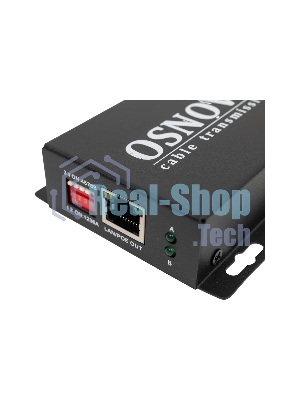 PoE удлинитель Osnovo E-PoE/1A 10M/100M Fast Ethernet на 400м (до 30W)
