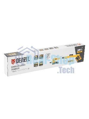 Триммер аккумуляторный Denzel GT-230, 20 В, 2 Ач