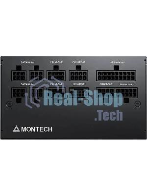 Блок питания Montech ATX 750W CENTURY GOLD G5, 750 Вт, 80 PLUS GOLD, 120 мм, модульный, черный