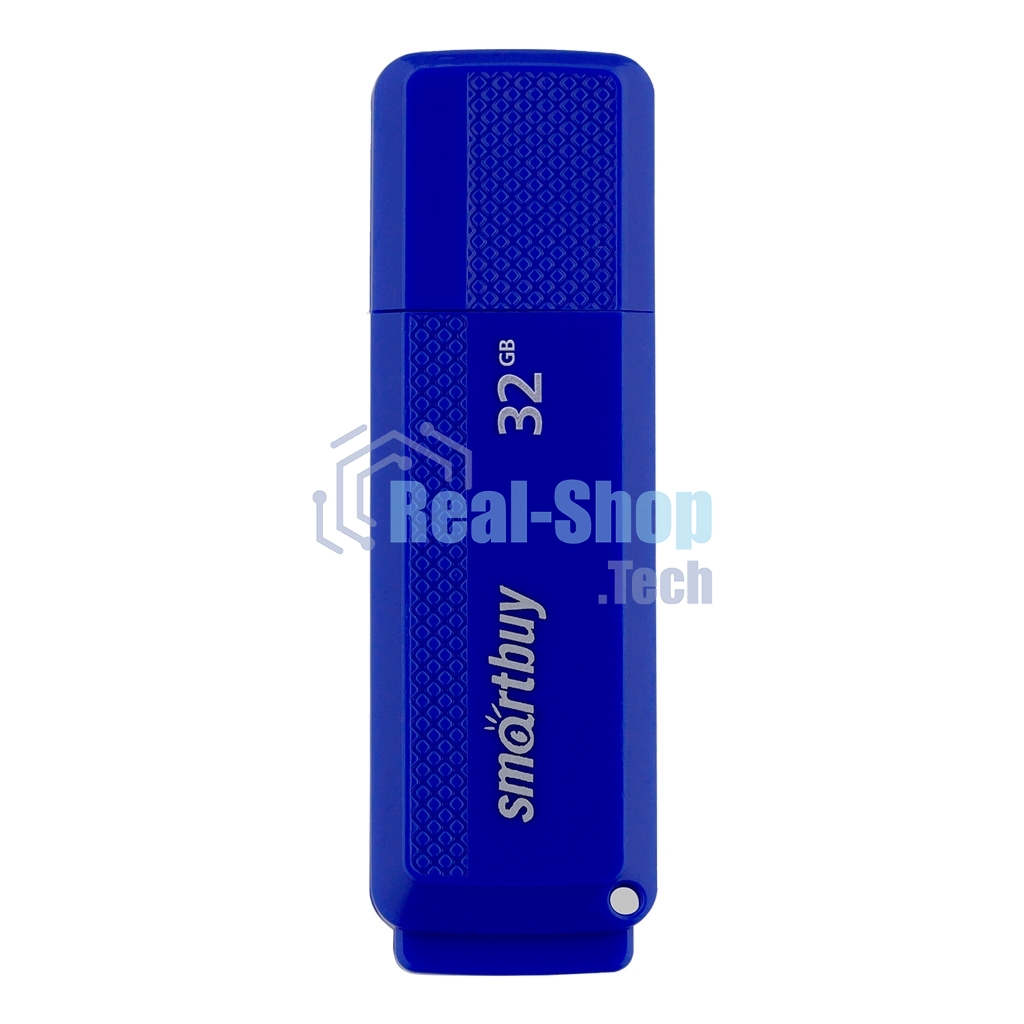 Флешка USB Smartbuy Dock Blue (SB32GBDK-B), 32Gb, USB 2.0, R/W 15/5, синий