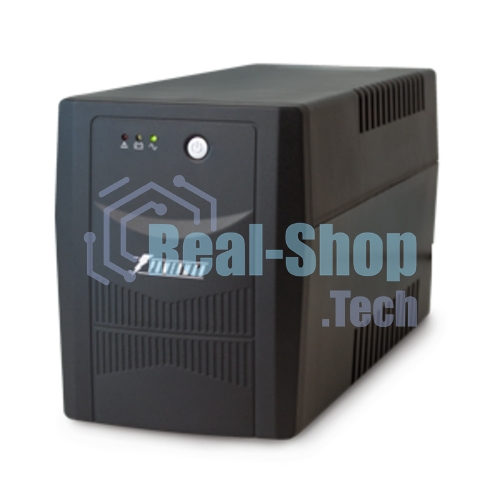 Источник бесперебойного питания Powerman UPS Back Pro 1500 black (линейно-интерактивный, 1500VA, 900W, 4xEURO) (6117061)