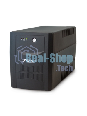Источник бесперебойного питания Powerman UPS Back Pro 1500 black (линейно-интерактивный, 1500VA, 900W, 4xEURO) (6117061)