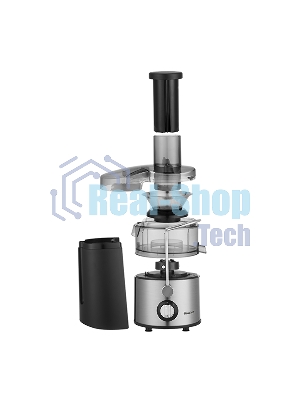 Соковыжималка Blackton Bt J2110 Black-Steel, Мощность 650 Вт, 2 скорости работы
