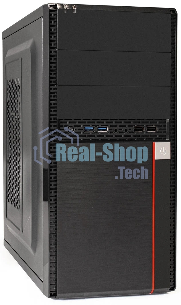 Компьютерный корпус Minitower ExeGate MA-371X-UNS400 (mATX, БП UNS400 с вент. 12см, 2*USB+2*USB 3.0, аудио, черный)