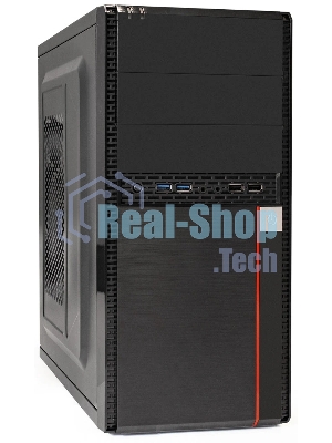 Компьютерный корпус Minitower ExeGate MA-371X-UNS400 (mATX, БП UNS400 с вент. 12см, 2*USB+2*USB 3.0, аудио, черный)