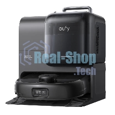 Робот-пылесос EUFY Omni E28 черный, 60 Вт, 5200 мА*ч Li-Ion, уборка сухая/влажная, пылесборник контейнер 0.18 л