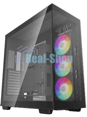 Компьютерный корпус Deepcool CH780 черный (ATX, без БП, ARGb, 4xUSB3.2 Type-A + USB3.2 Type-C) (R-CH780-BKADE41-G-1) MidiTower