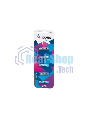 Элемент питания Космос 27А 12V Alkaline 5BL для автосигнализации