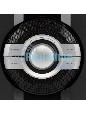 Микросистема Hyundai H-MS1403 черный 60Вт FM USB BT SD