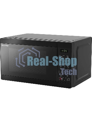 Микроволновая печь Sharp R-6800RK черный, 20 л, 800 Вт, переключатели - сенсор