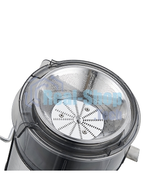 Соковыжималка Blackton Bt J2110 Black-Steel, Мощность 650 Вт, 2 скорости работы