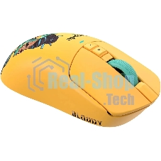 Мышь беспроводная/проводная A4Tech Bloody R72 Ultra Duo желтый, 20000 dpi, USB Type-A/Type-C, радиоканал, кнопки-7