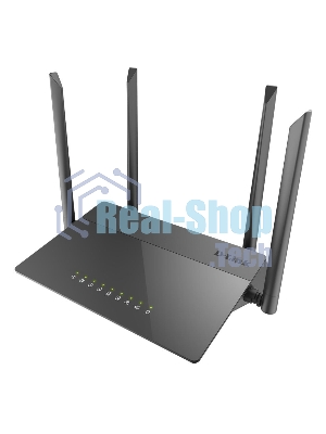 Маршрутизатор беспроводной D-Link DIR-841/RU/A1B, Wireless AC1200 Dual-Band Router with 1 10/100/1000Base-T WAN port and 410/100Base-TX LAN ports.802.11b/g/n compatible, 802.11AC up to 866Mbps,1 10/100/1000Base-T WAN port, 4