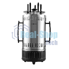Электрошашлычница Centek CT-1461 -1000Вт, нагреватель из стали, Кнопка Вкл/выкл, вращ 12раз/мин