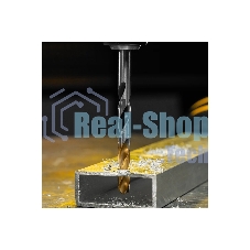 Сверло спиральное по металлу Denzel 9 x 125мм, Р6М5, Golden Tip, многогранная заточка