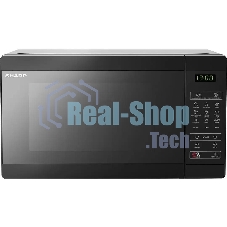 Микроволновая печь Sharp R-6800RK черный, 20 л, 800 Вт, переключатели - сенсор
