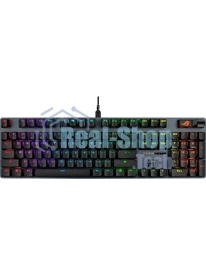 Клавиатура ASUS ROG Strix Scope II X ROG NX Snow V2 проводная, USB Type-A, чёрный