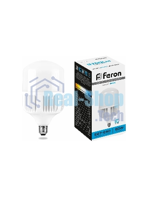 Лампа светодиодная Feron LB-65 60Вт Е27/Е40 дневной