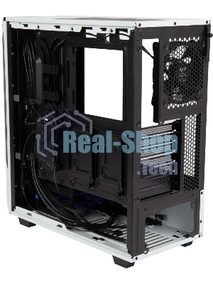 Компьютерный корпус Hiper PW81 белый без БП ATX 3x120мм 2xUSB2.0 2xUSB3.0 audio bott PSU