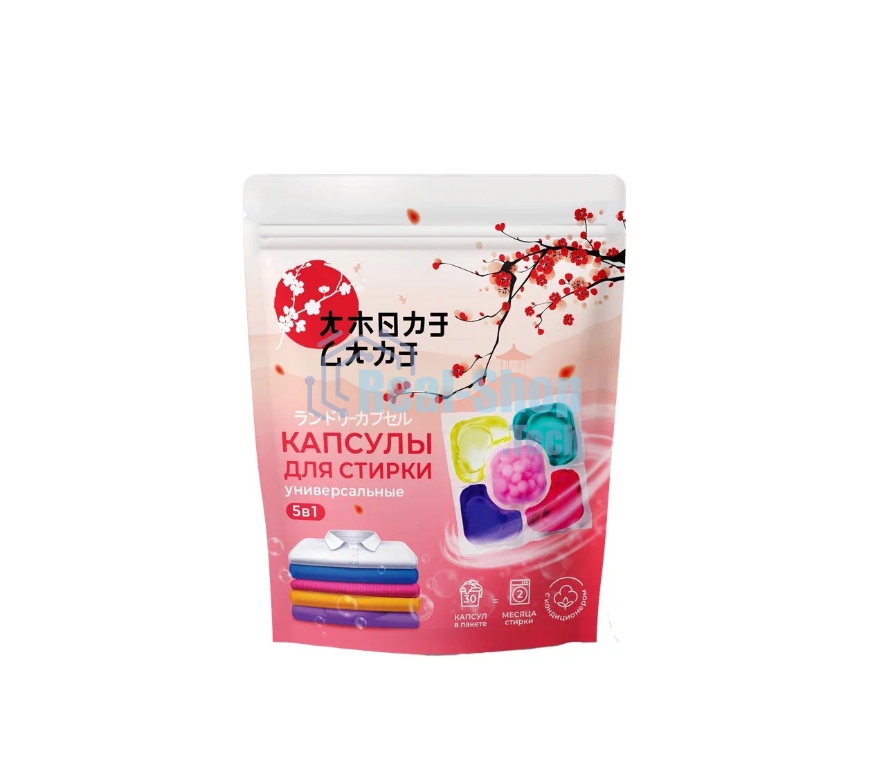 Универсальные капсулы для стирки 5 в 1 Amore Care (30 шт. * 8 гр.)(240 гр.)
