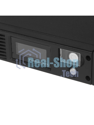 Источник бесперебойного питания CyberPower PR1000ELCDRT1U/1000 ВА/800 Вт/USB/RS-232/EPO/SNMPslot/6 x IEC 320 C13 (компьютерная)