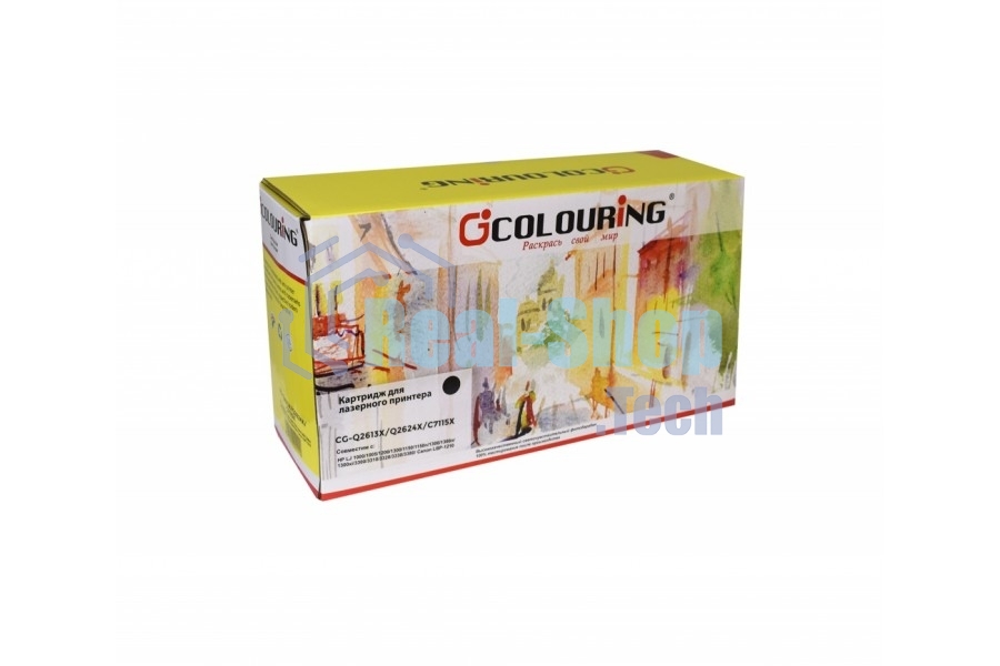 Картридж лазерный Colouring CG-Q2613X/Q2624X/C7115X черный (4000 стр) для HP LJ 1000/1005/1200/1300/1150/1150n/1300/1300n/1300xi/3300/3310/3320/3330/3380 Canon LBP-1210
