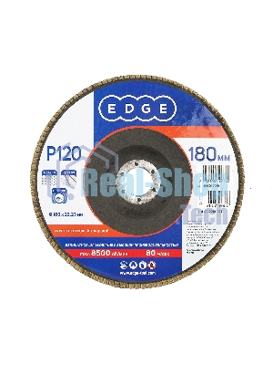 Круг лепестковый торцевой Edge by Patriot 180 ммx22,23 ммxP120
