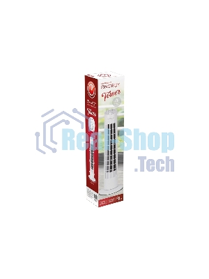 Вентилятор Energy EN-1622 TOWER белый, напольный, 50 Вт, 3 скорости, колонный