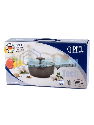 Ковш POLA 16х7,5см/1,1 л из прессованного алюминия с 2-слойным антип